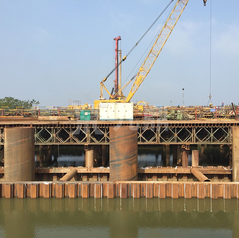 武漢市政路橋-天河機(jī)場(chǎng)S9標(biāo)段3鋼平臺(tái)
